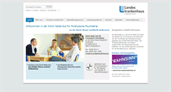 Desktop Screenshot of klinik-nette-gut.de